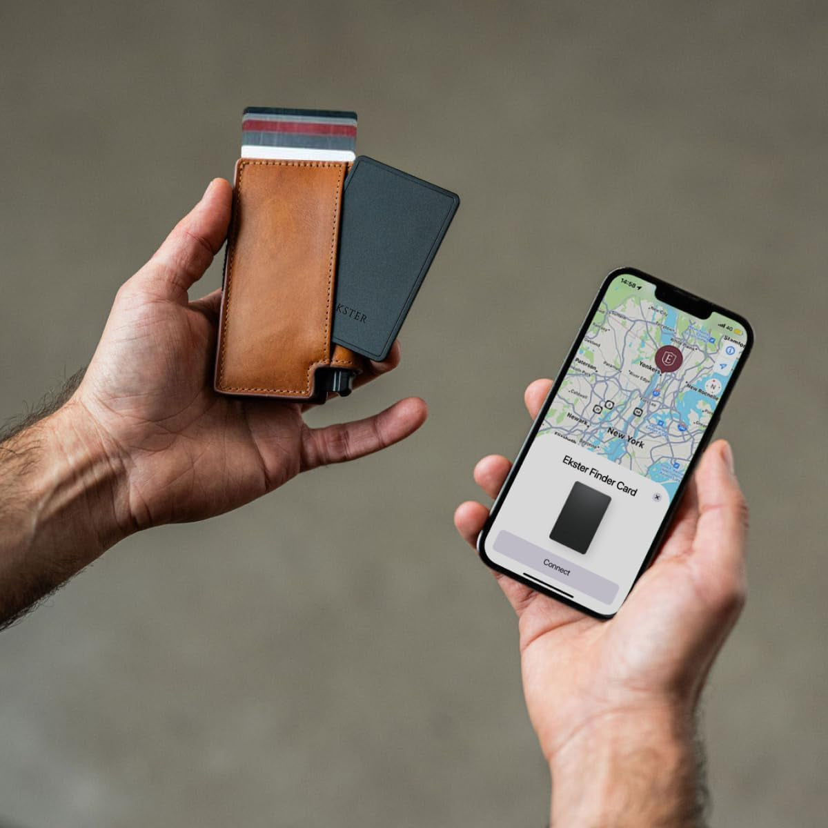 Finder Card - Apple Find My Wallet Tracker, Rechargeable, Bluetooth