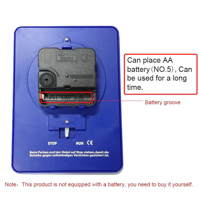 Car Parking Disc Timer Clock Arrival Time Display Blue Plastic Parking Time Tools 24 Parking Disc Parking Meters