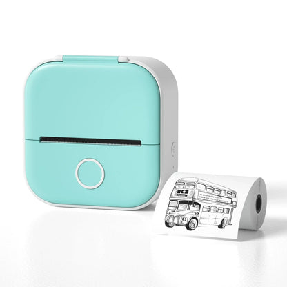 Portable Mini Thermal Label Printer Home Photo Printer Student Wrong Question Printer Bluetooth-Compatible Mini Label Printer Price Tag