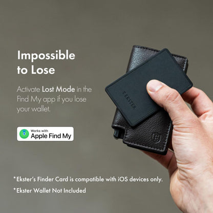 Finder Card - Apple Find My Wallet Tracker, Rechargeable, Bluetooth